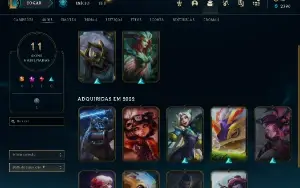 Conta LOL Prata 2, WIN 24pdl