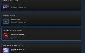 Conta Steam Lv 12 , 4 Anos De Serviço , Lv 5 No Cs E Mais