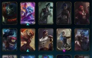 conta lol lvl 533; platina 3; 112 skins.