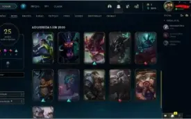 Conta League of Legends c/ elo Ouro IV+skin Mis Fortune rara