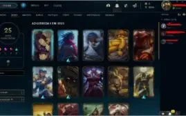 Conta League of Legends c/ elo Ouro IV+skin Mis Fortune rara