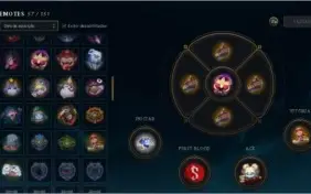 Conta League of Legends c/ elo Ouro IV+skin Mis Fortune rara