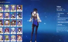 Conta Ar 48 Yelan + Raiden + Mona + Qiqi E Espada Celestial