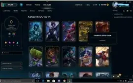 Conta League Of Legends,gold IV, 100 skins,todos os campeões