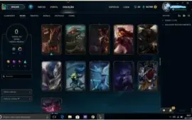 Conta League Of Legends,gold IV, 100 skins,todos os campeões