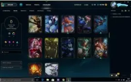 Conta League Of Legends,gold IV, 100 skins,todos os campeões