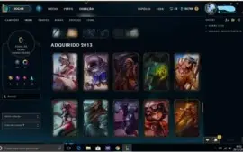 Conta League Of Legends,gold IV, 100 skins,todos os campeões