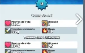 Vendo Conta Clash Royale Torre do Rei 12, (96/97 cartas)