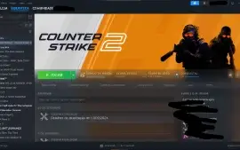 Counter-Strike 2 Prime Com Medalhas Raras E Antigas