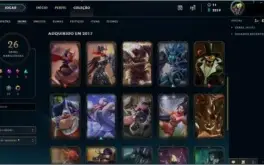 Conta League of Legends prata 4