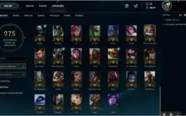 Conta League of Legends prata 4