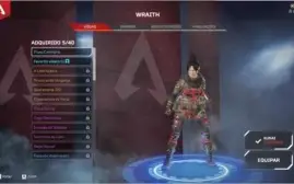 Conta Herança Wraith (KUNAI) (PC)