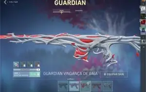 Conta de vava cheia de skin no preço