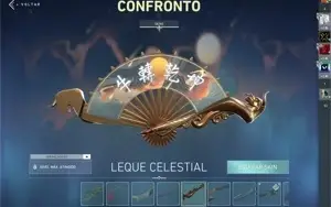 Conta de vava cheia de skin no preço