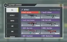 Conta cod mobile Krig6 Mítica lv4 e butterfly lendária