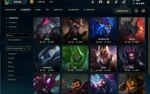 Prata 4 com 150 Champs e 149 Skins ( MAIN ADC / SUP )