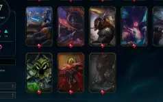 FULL ACESSO LVL 258 - 257 Skins - 163 Champions -2700 RP
