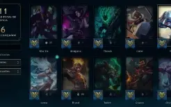 FULL ACESSO LVL 258 - 257 Skins - 163 Champions -2700 RP