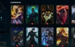 FULL ACESSO LVL 258 - 257 Skins - 163 Champions -2700 RP