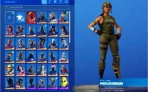 Vendo conta de for-tnite da season 1 Rara Cavaleiro negro