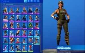 Vendo conta de for-tnite da season 1 Rara Cavaleiro negro