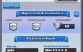 CONTA NÍVEL 9 (QUASE 10) COM LENDÁRIA, 35K GOLD, ARENA 8