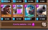 CONTA NÍVEL 9 (QUASE 10) COM LENDÁRIA, 35K GOLD, ARENA 8