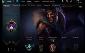 Conta LoL Platina IV com 21k de EA