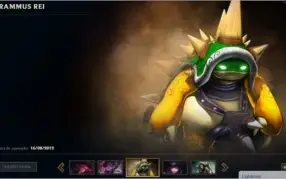 Conta LOL Rammus Rei/Annie Gótica (Closed Beta BR 2012)