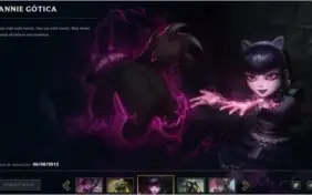 Conta LOL Rammus Rei/Annie Gótica (Closed Beta BR 2012)