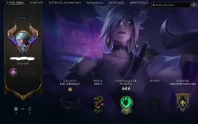 Conta league of legends com quase 180 skins