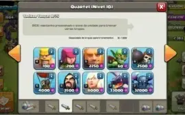 Conta Clash CV8 Semi-Full +2500 gemas