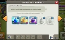 Conta Clash CV8 Semi-Full +2500 gemas