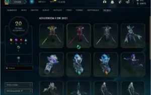 Conta Valorant + League of Legends com MUITAS SKINS