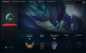 CONTA SMURF LOL SKIN LENDÁRIA