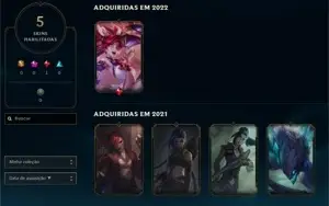 CONTA SMURF LOL SKIN LENDÁRIA