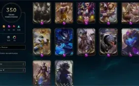 CONTA RARA - ELO MESTRE COM MUITAS SKINS