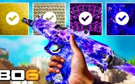 Conta Call of Duty Bo6/Warzone camo DARK MATTER