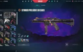 Conta full acesso platina 3 com phantom nocturnum e + skins