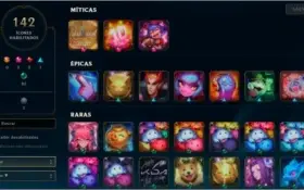 CONTA LOL COM 100 SKINS