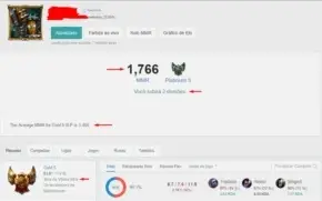 Conta de LoL - Gold V MMR de Platina V