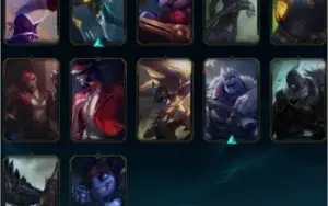 lol:ouro1,dima s20, skins, mmr plat2. Valorant: diamante I