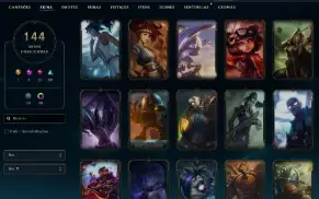 CONTA COM 144 SKINS BOAS, 156 CAMPEÕES, NUNCA BANIDA