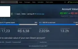 Conta Steam Level 42, + de 260 Jogos + Conta Uplay