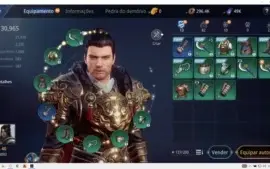 Conta mir4 SV SA22 Warrior com pavão vermelho!