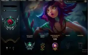 Conta lol platina 3