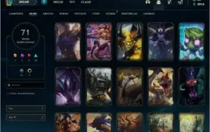 Conta de League of Legends