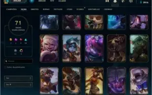 Conta de League of Legends