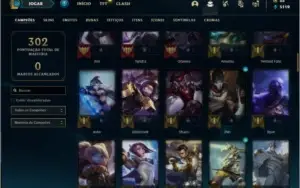 Conta Unranked com 46 Skins e 93 Champs
