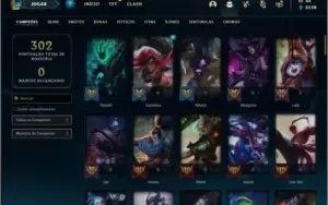Conta Unranked com 46 Skins e 93 Champs